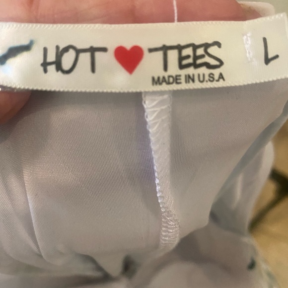 Hot Tees Short Dress Size L With Rhinestones - Picture 5 of 7